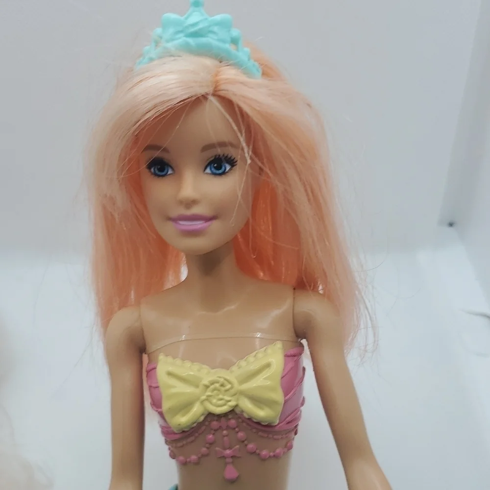 Mattel Dolls with Blonde Hair and Colorful Outfits